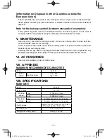 Предварительный просмотр 11 страницы Panasonic EY7420 Operating Instructions Manual