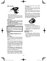 Предварительный просмотр 18 страницы Panasonic EY7420 Operating Instructions Manual