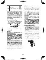 Предварительный просмотр 76 страницы Panasonic EY7420 Operating Instructions Manual