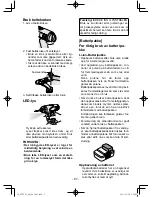 Предварительный просмотр 87 страницы Panasonic EY7420 Operating Instructions Manual