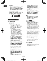 Предварительный просмотр 10 страницы Panasonic EY7430 Operating Instructions Manual