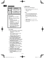 Предварительный просмотр 14 страницы Panasonic EY7430 Operating Instructions Manual