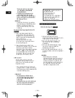 Предварительный просмотр 30 страницы Panasonic EY7430 Operating Instructions Manual