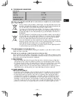 Предварительный просмотр 91 страницы Panasonic EY7430 Operating Instructions Manual