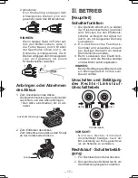 Предварительный просмотр 17 страницы Panasonic EY7440 - DRILL DRIVER 14.4V- MULTI-LANG Operating Instructions Manual