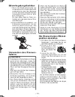 Предварительный просмотр 19 страницы Panasonic EY7440 - DRILL DRIVER 14.4V- MULTI-LANG Operating Instructions Manual