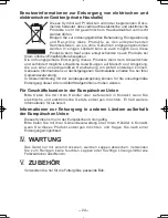 Предварительный просмотр 24 страницы Panasonic EY7440 - DRILL DRIVER 14.4V- MULTI-LANG Operating Instructions Manual