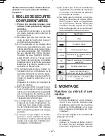 Предварительный просмотр 27 страницы Panasonic EY7440 - DRILL DRIVER 14.4V- MULTI-LANG Operating Instructions Manual