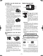 Предварительный просмотр 53 страницы Panasonic EY7440 - DRILL DRIVER 14.4V- MULTI-LANG Operating Instructions Manual