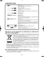 Предварительный просмотр 57 страницы Panasonic EY7440 - DRILL DRIVER 14.4V- MULTI-LANG Operating Instructions Manual