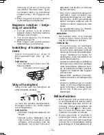 Предварительный просмотр 73 страницы Panasonic EY7440 - DRILL DRIVER 14.4V- MULTI-LANG Operating Instructions Manual