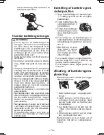 Предварительный просмотр 74 страницы Panasonic EY7440 - DRILL DRIVER 14.4V- MULTI-LANG Operating Instructions Manual