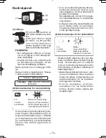 Предварительный просмотр 75 страницы Panasonic EY7440 - DRILL DRIVER 14.4V- MULTI-LANG Operating Instructions Manual