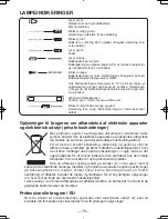 Предварительный просмотр 78 страницы Panasonic EY7440 - DRILL DRIVER 14.4V- MULTI-LANG Operating Instructions Manual