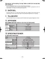 Предварительный просмотр 89 страницы Panasonic EY7440 - DRILL DRIVER 14.4V- MULTI-LANG Operating Instructions Manual