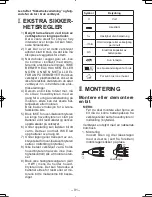 Предварительный просмотр 91 страницы Panasonic EY7440 - DRILL DRIVER 14.4V- MULTI-LANG Operating Instructions Manual