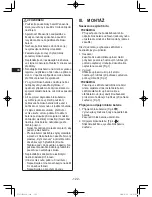 Preview for 122 page of Panasonic EY7441 Operating Instructions Manual