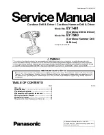 Panasonic EY7441 Service Manual preview