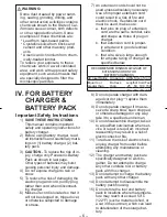 Предварительный просмотр 6 страницы Panasonic EY7450 Operating Instructions Manual