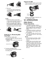 Предварительный просмотр 8 страницы Panasonic EY7450 Operating Instructions Manual