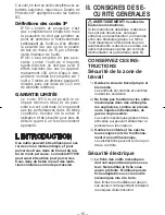 Предварительный просмотр 15 страницы Panasonic EY7450 Operating Instructions Manual