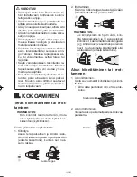 Preview for 116 page of Panasonic EY7460 - DRILL DRIVER 21.6V Operating Instructions Manual