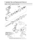 Preview for 1 page of Panasonic EY7460 - DRILL DRIVER 21.6V Parts List