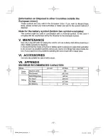 Предварительный просмотр 17 страницы Panasonic EY74A1 Operating Instructions Manual