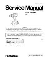 Panasonic EY74A2 Service Manual preview