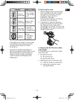 Preview for 13 page of Panasonic EY74A2X57 Operating Instructions Manual