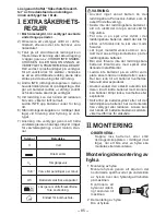 Предварительный просмотр 85 страницы Panasonic EY7541 - CORDLESS IMPACT WRENCH Operating Instructions Manual