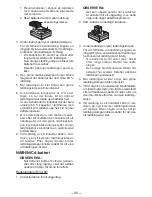 Предварительный просмотр 90 страницы Panasonic EY7541 - CORDLESS IMPACT WRENCH Operating Instructions Manual