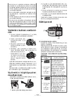 Предварительный просмотр 109 страницы Panasonic EY7541 - CORDLESS IMPACT WRENCH Operating Instructions Manual