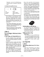 Предварительный просмотр 23 страницы Panasonic EY7542 - CORDLESS IMPACT WRENCH Operating Instructions Manual