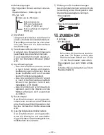 Предварительный просмотр 28 страницы Panasonic EY7542 - CORDLESS IMPACT WRENCH Operating Instructions Manual