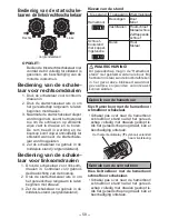 Предварительный просмотр 58 страницы Panasonic EY7542 - CORDLESS IMPACT WRENCH Operating Instructions Manual