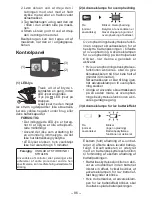 Предварительный просмотр 86 страницы Panasonic EY7542 - CORDLESS IMPACT WRENCH Operating Instructions Manual