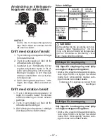 Предварительный просмотр 97 страницы Panasonic EY7542 - CORDLESS IMPACT WRENCH Operating Instructions Manual