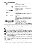 Предварительный просмотр 102 страницы Panasonic EY7542 - CORDLESS IMPACT WRENCH Operating Instructions Manual