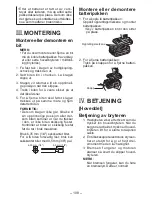 Предварительный просмотр 108 страницы Panasonic EY7542 - CORDLESS IMPACT WRENCH Operating Instructions Manual