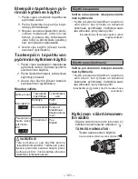 Предварительный просмотр 121 страницы Panasonic EY7542 - CORDLESS IMPACT WRENCH Operating Instructions Manual