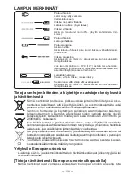 Предварительный просмотр 126 страницы Panasonic EY7542 - CORDLESS IMPACT WRENCH Operating Instructions Manual