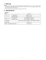 Предварительный просмотр 2 страницы Panasonic EY7542 - CORDLESS IMPACT WRENCH Service Manual