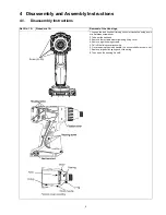 Предварительный просмотр 5 страницы Panasonic EY7542 - CORDLESS IMPACT WRENCH Service Manual