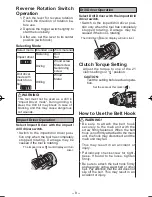 Предварительный просмотр 8 страницы Panasonic EY7542LN2L Operating Instructions Manual