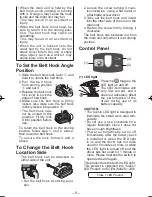 Предварительный просмотр 9 страницы Panasonic EY7542LN2L Operating Instructions Manual