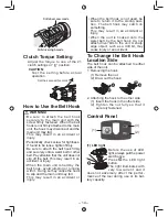 Предварительный просмотр 14 страницы Panasonic EY7549 Operating Instructions Manual