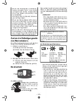 Предварительный просмотр 28 страницы Panasonic EY7549 Operating Instructions Manual