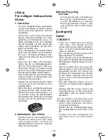 Предварительный просмотр 30 страницы Panasonic EY7549 Operating Instructions Manual