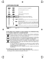 Предварительный просмотр 110 страницы Panasonic EY7549 Operating Instructions Manual